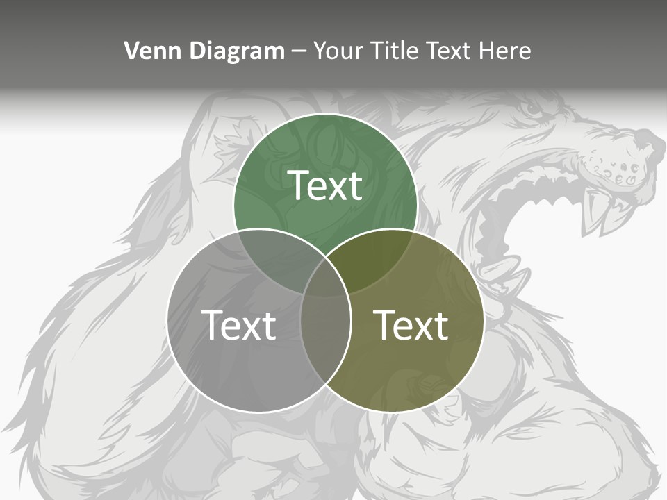 Vector Muscular Teeth PowerPoint Template