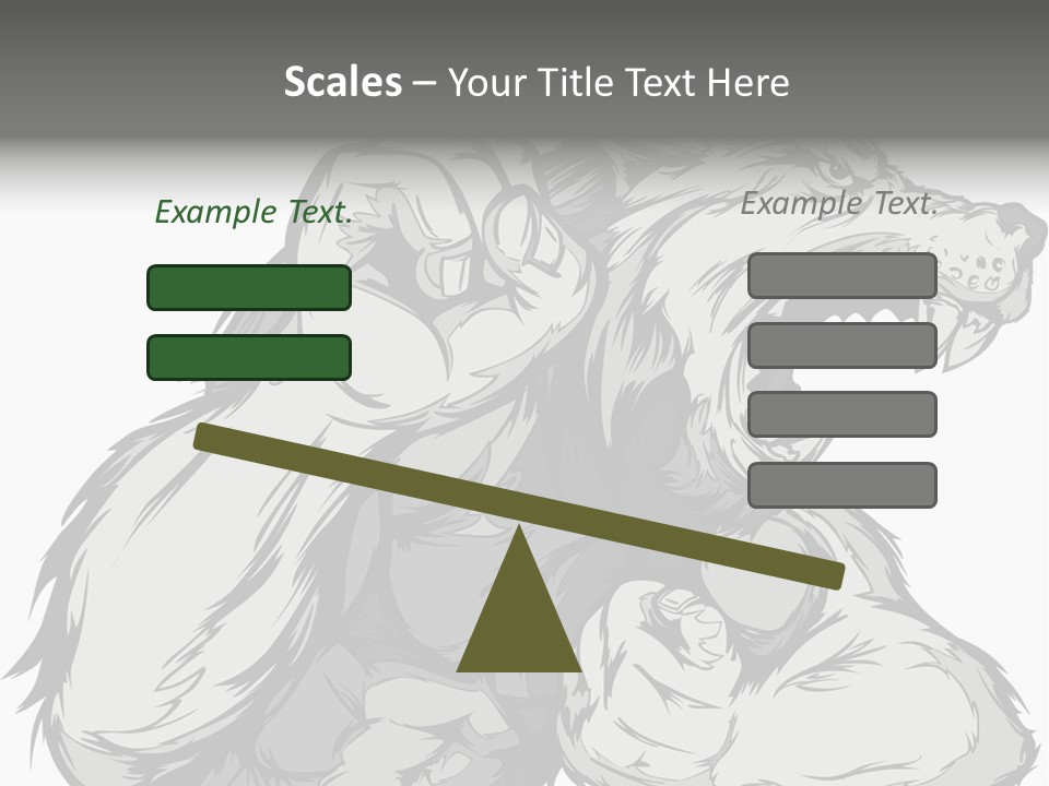 Vector Muscular Teeth PowerPoint Template