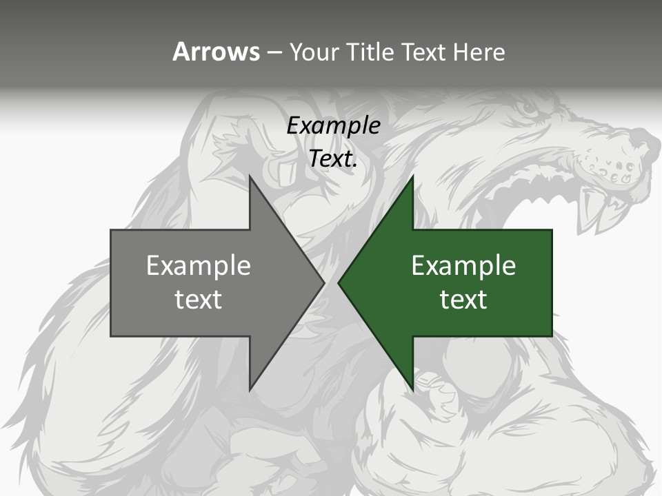 Vector Muscular Teeth PowerPoint Template