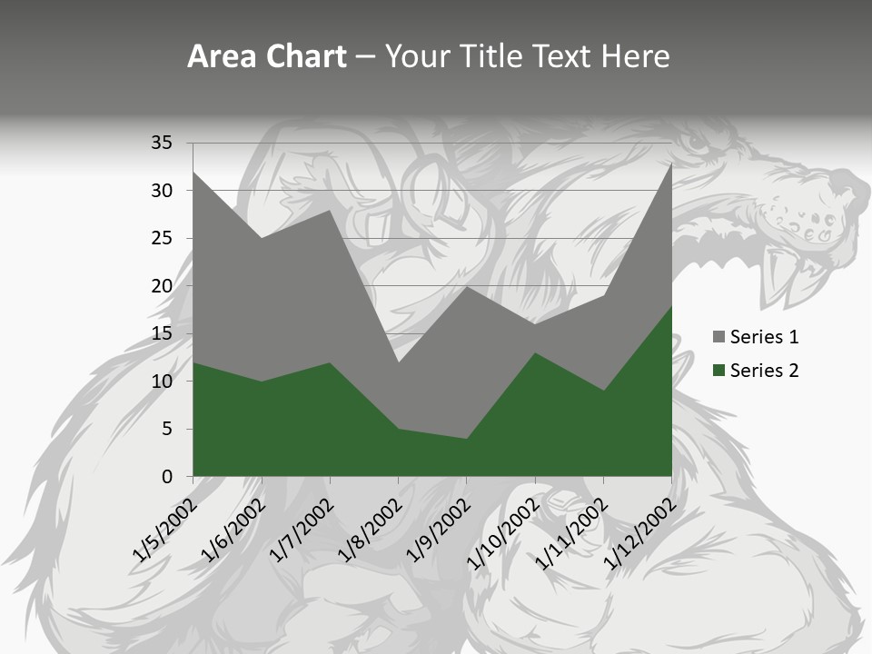 Vector Muscular Teeth PowerPoint Template