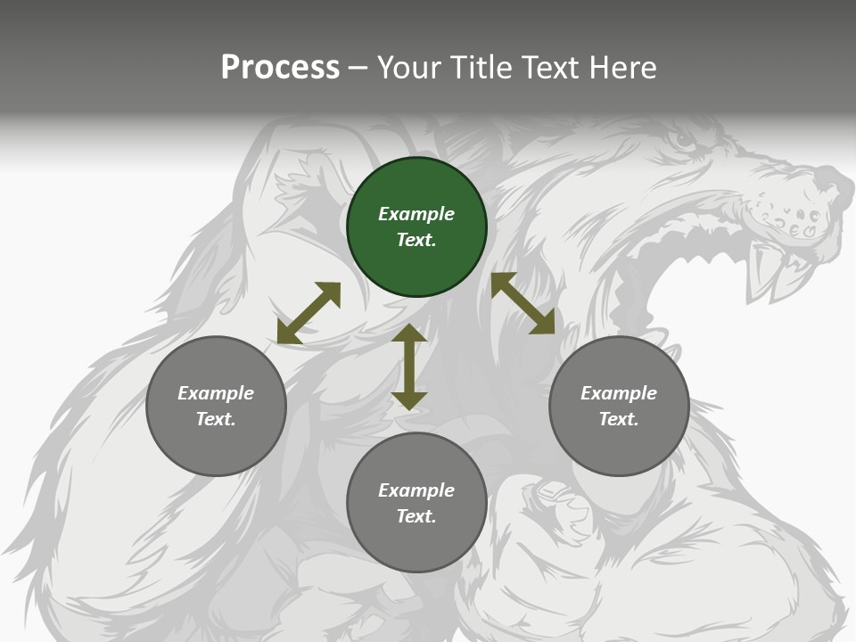 Vector Muscular Teeth PowerPoint Template