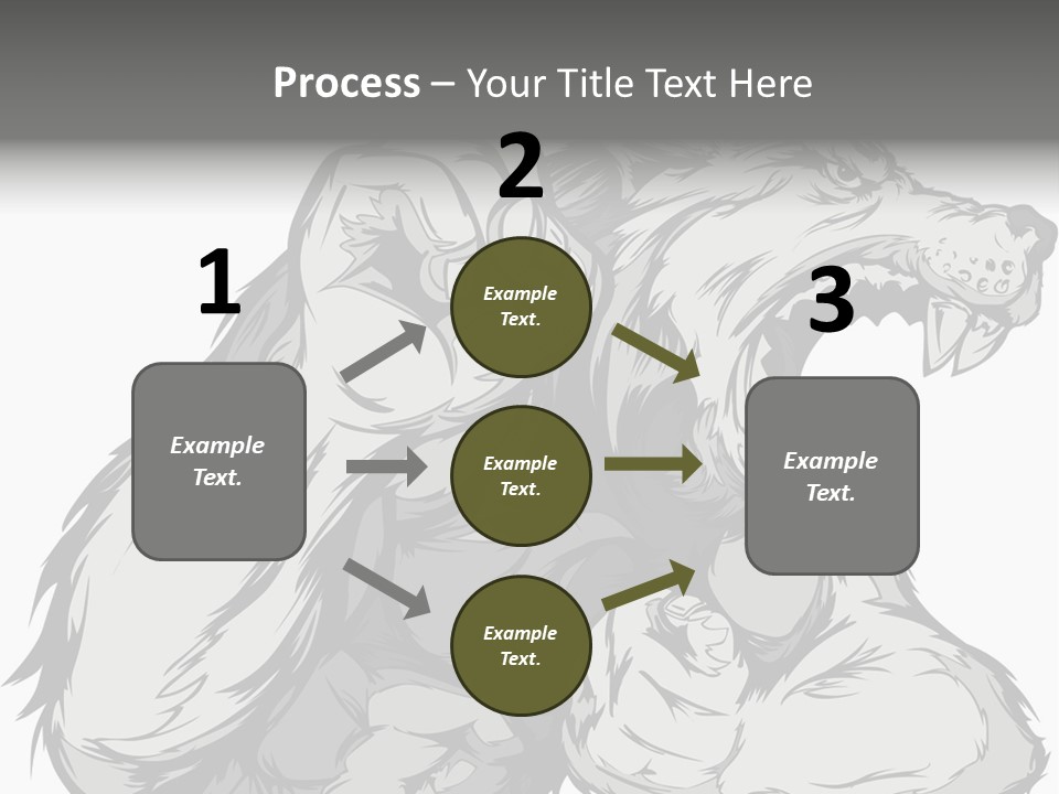 Vector Muscular Teeth PowerPoint Template