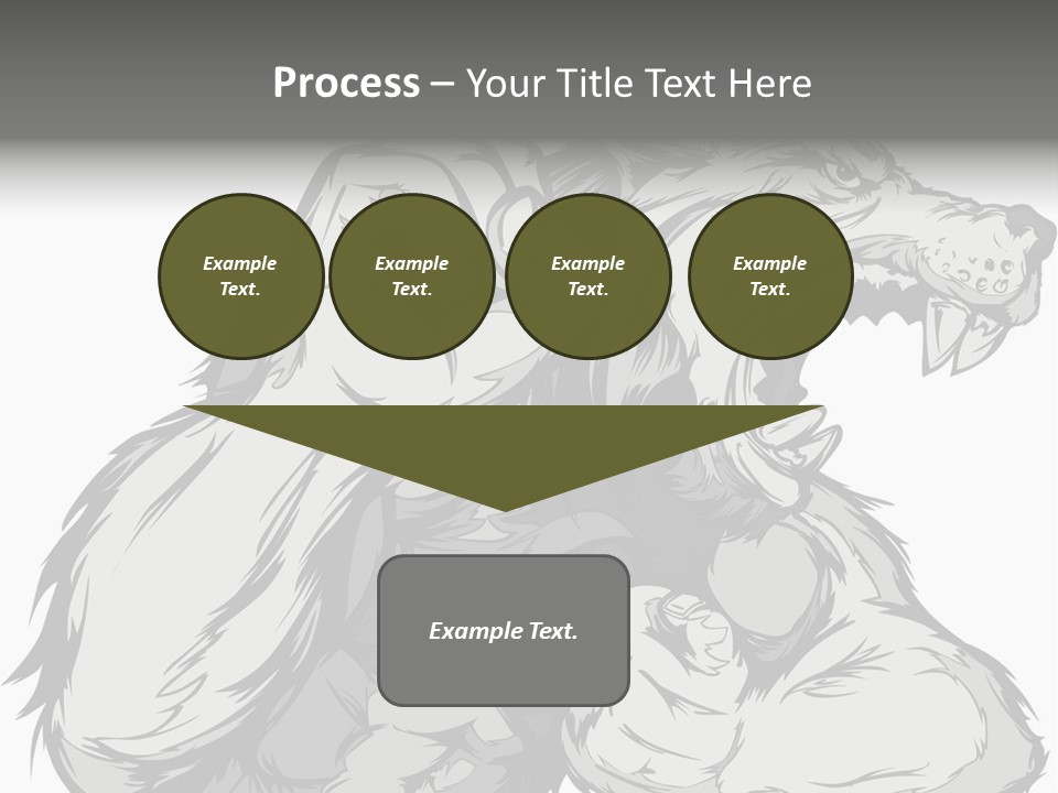 Vector Muscular Teeth PowerPoint Template