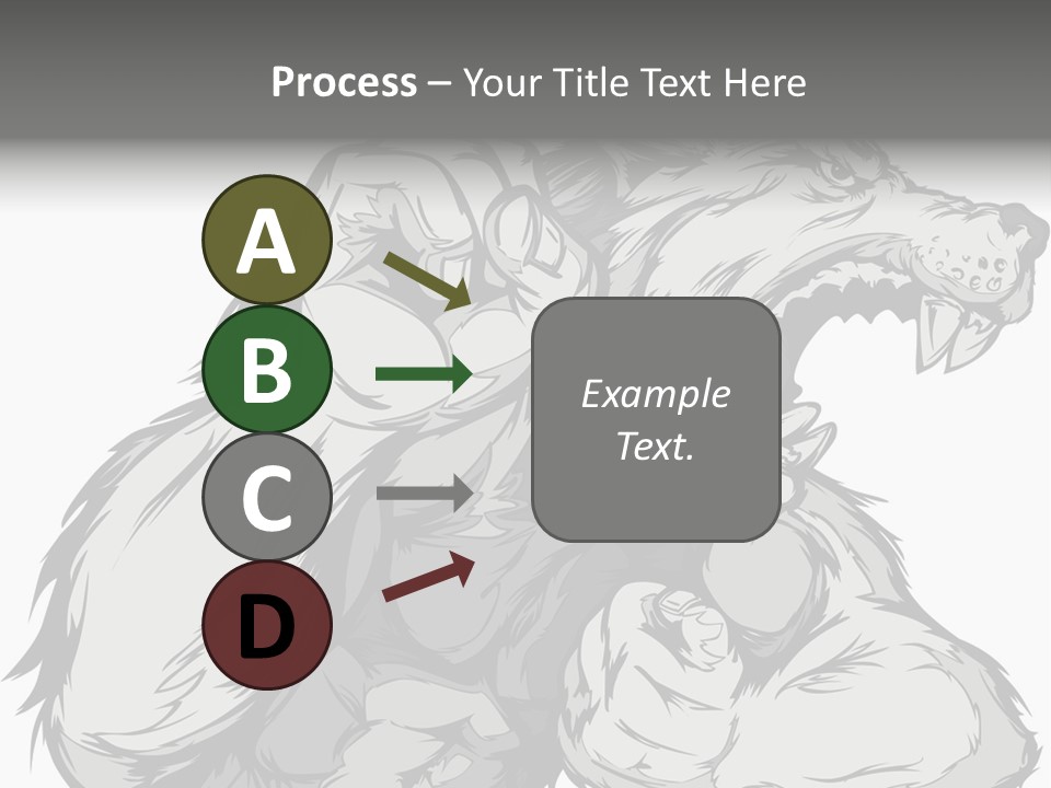 Vector Muscular Teeth PowerPoint Template