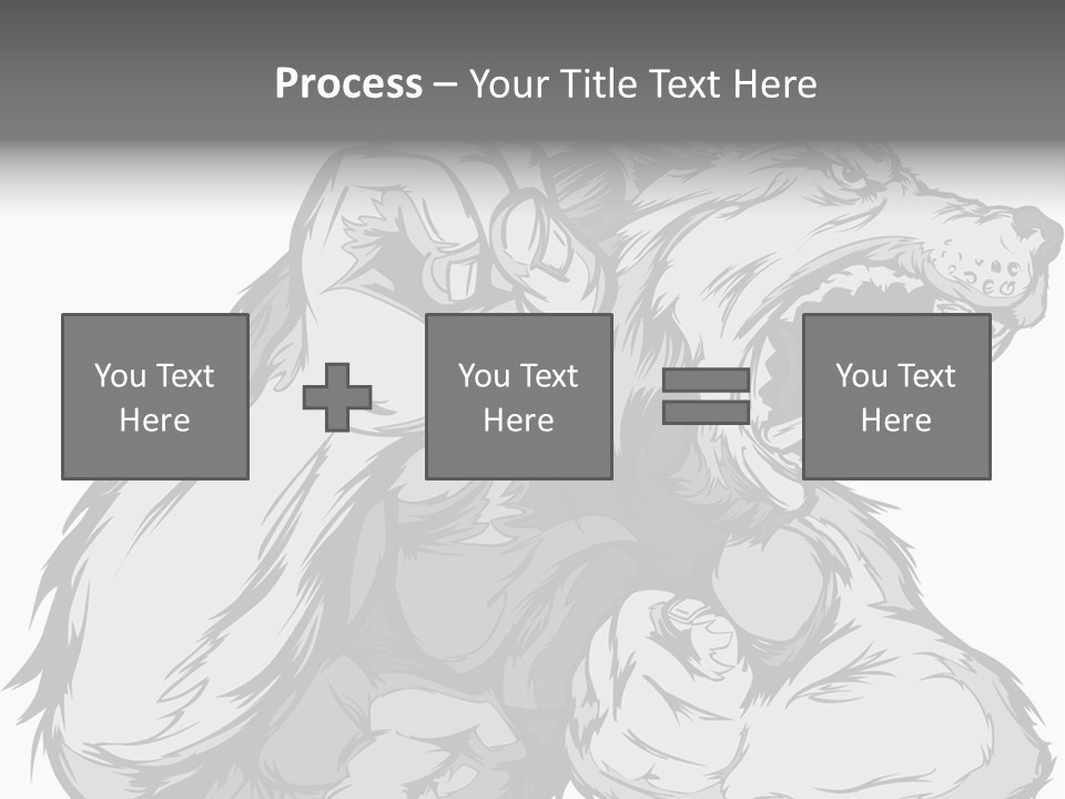 Vector Muscular Teeth PowerPoint Template