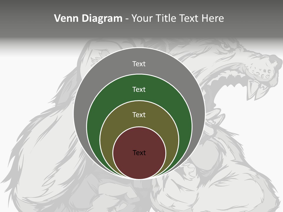Vector Muscular Teeth PowerPoint Template