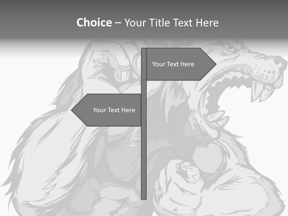 Vector Muscular Teeth PowerPoint Template