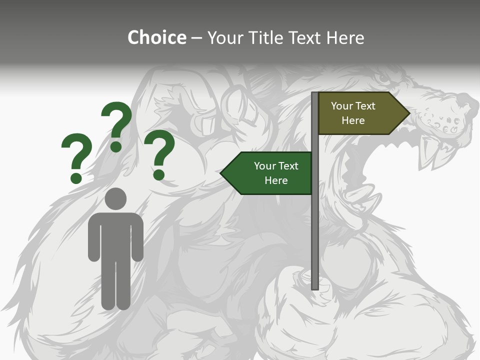Vector Muscular Teeth PowerPoint Template
