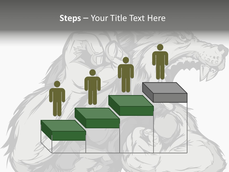 Vector Muscular Teeth PowerPoint Template