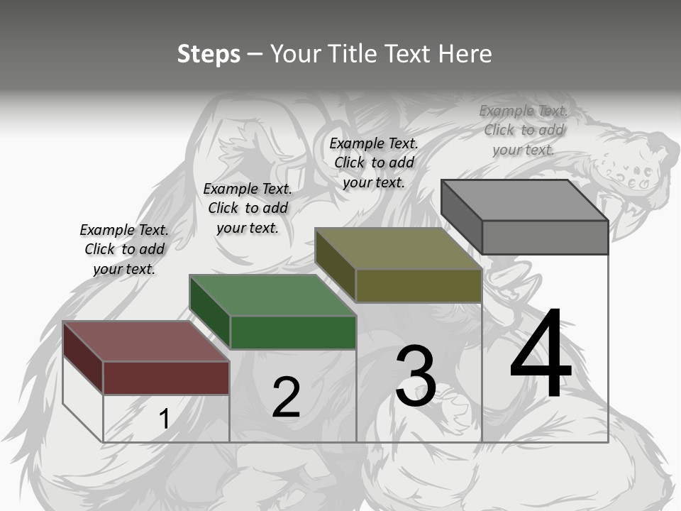 Vector Muscular Teeth PowerPoint Template