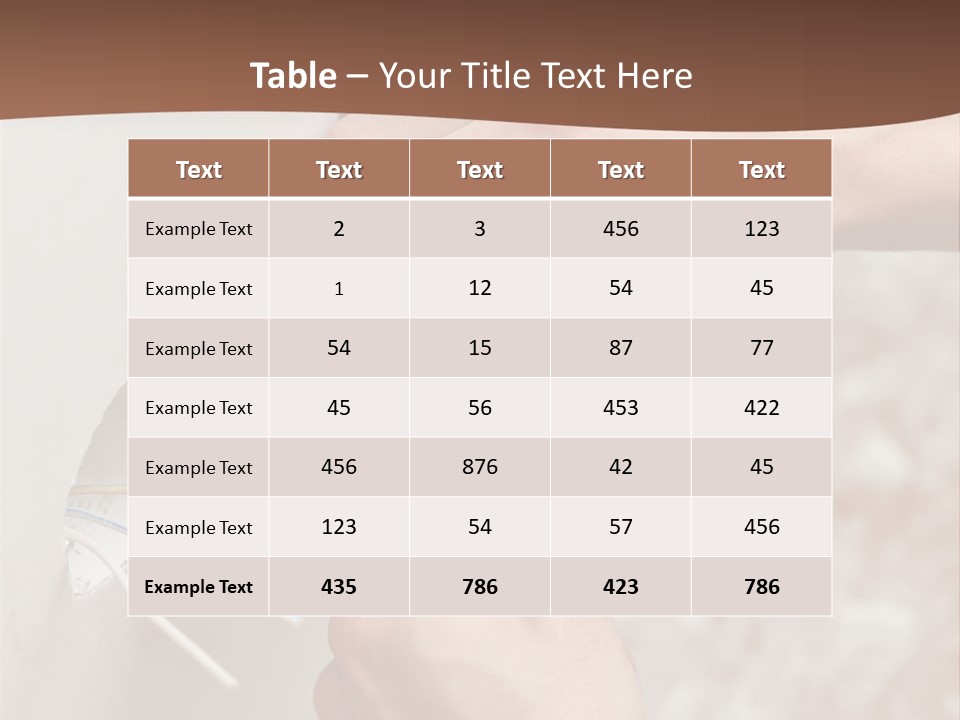 Model Weightloss Sport PowerPoint Template