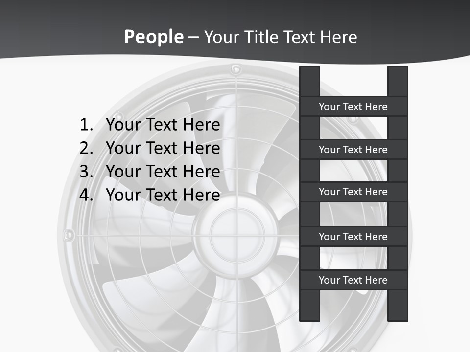 Lady Person Isolated PowerPoint Template