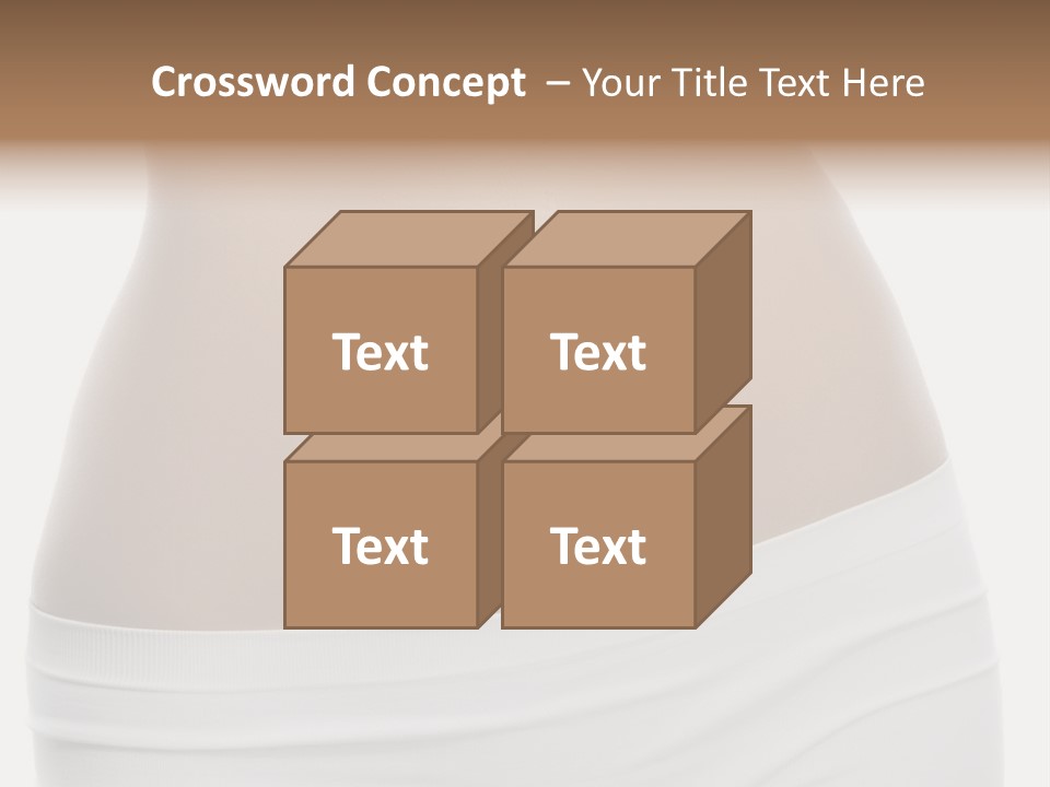 Perfect Cellulite Waist PowerPoint Template