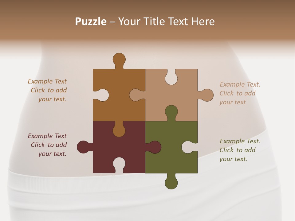 Perfect Cellulite Waist PowerPoint Template