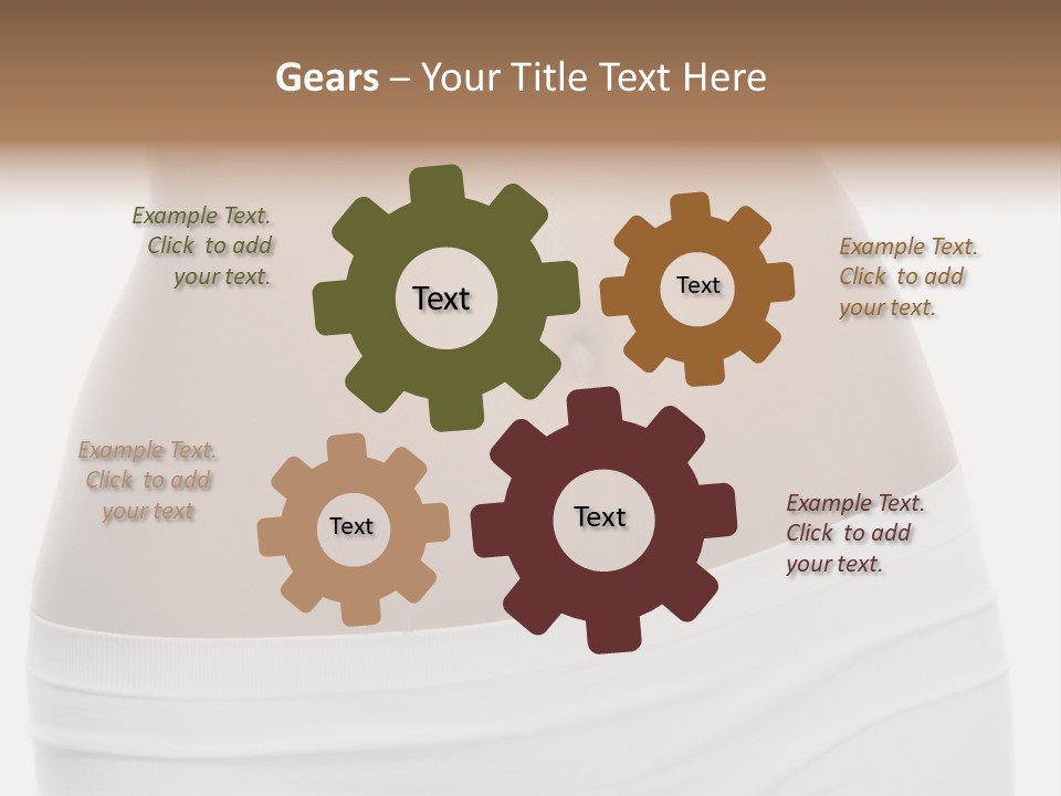 Perfect Cellulite Waist PowerPoint Template