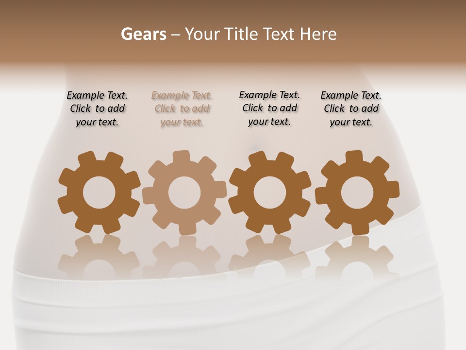 Perfect Cellulite Waist PowerPoint Template