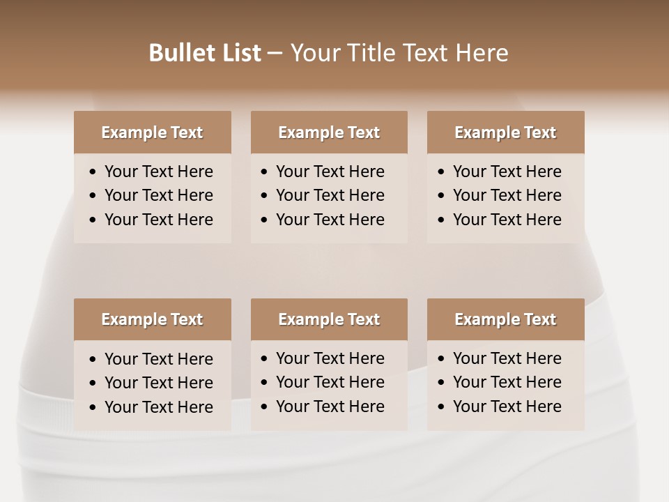 Perfect Cellulite Waist PowerPoint Template