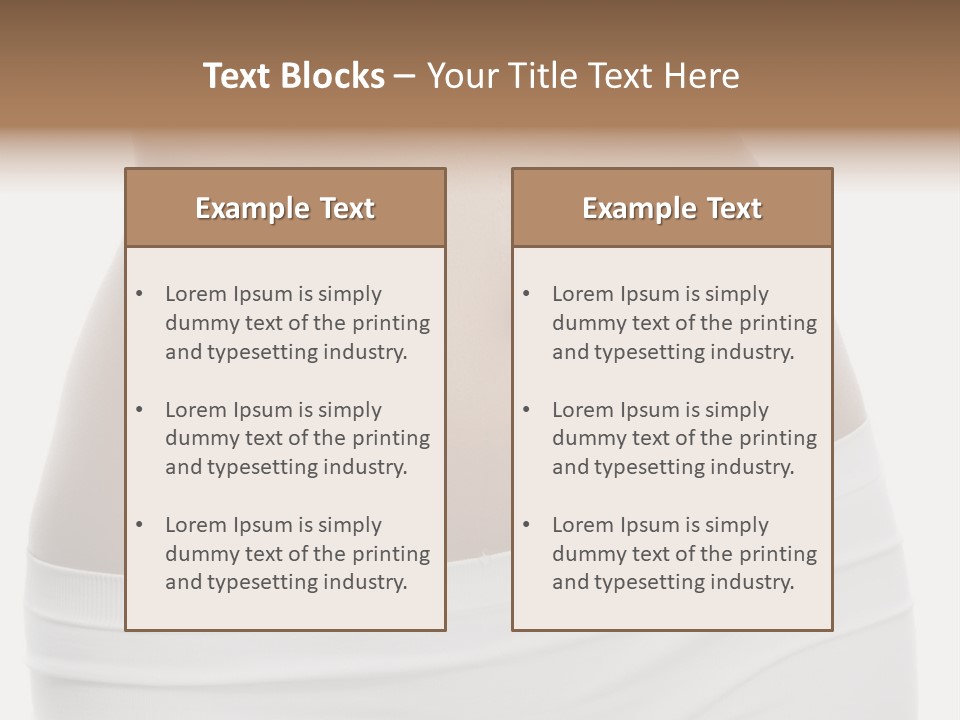 Perfect Cellulite Waist PowerPoint Template