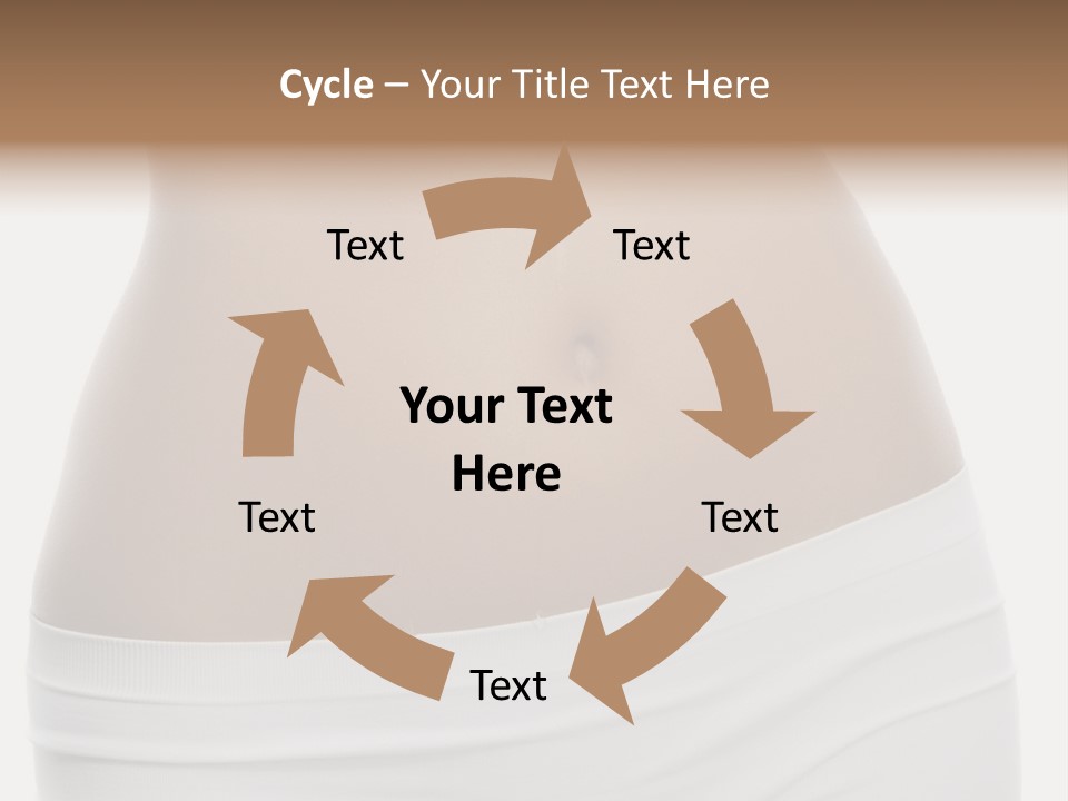 Perfect Cellulite Waist PowerPoint Template