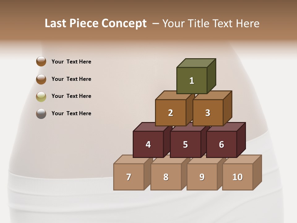 Perfect Cellulite Waist PowerPoint Template