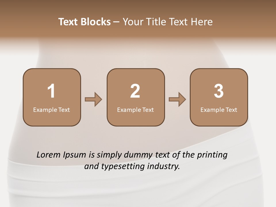 Perfect Cellulite Waist PowerPoint Template