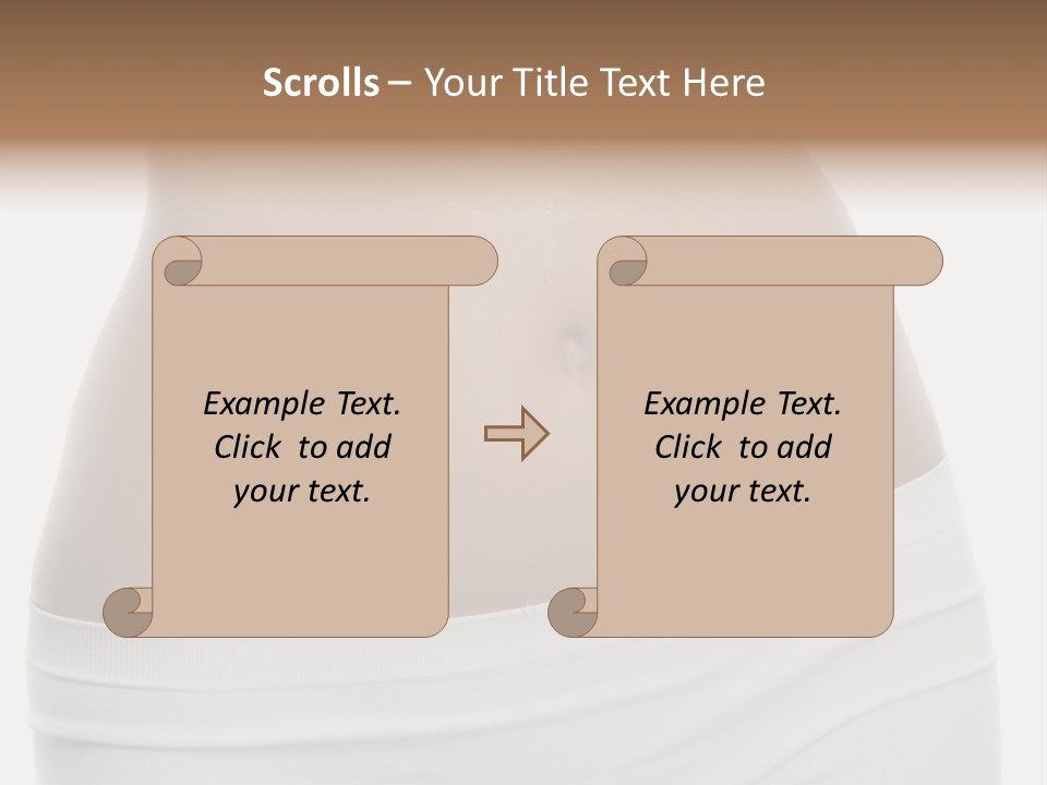 Perfect Cellulite Waist PowerPoint Template