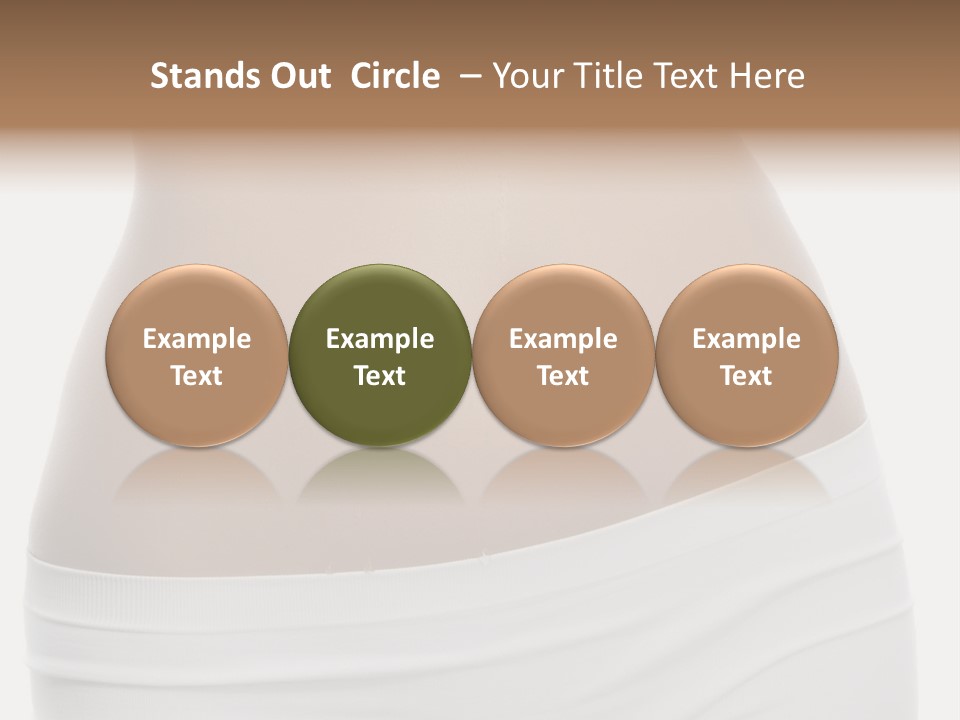 Perfect Cellulite Waist PowerPoint Template