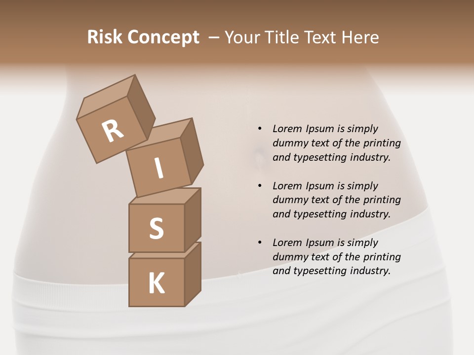 Perfect Cellulite Waist PowerPoint Template