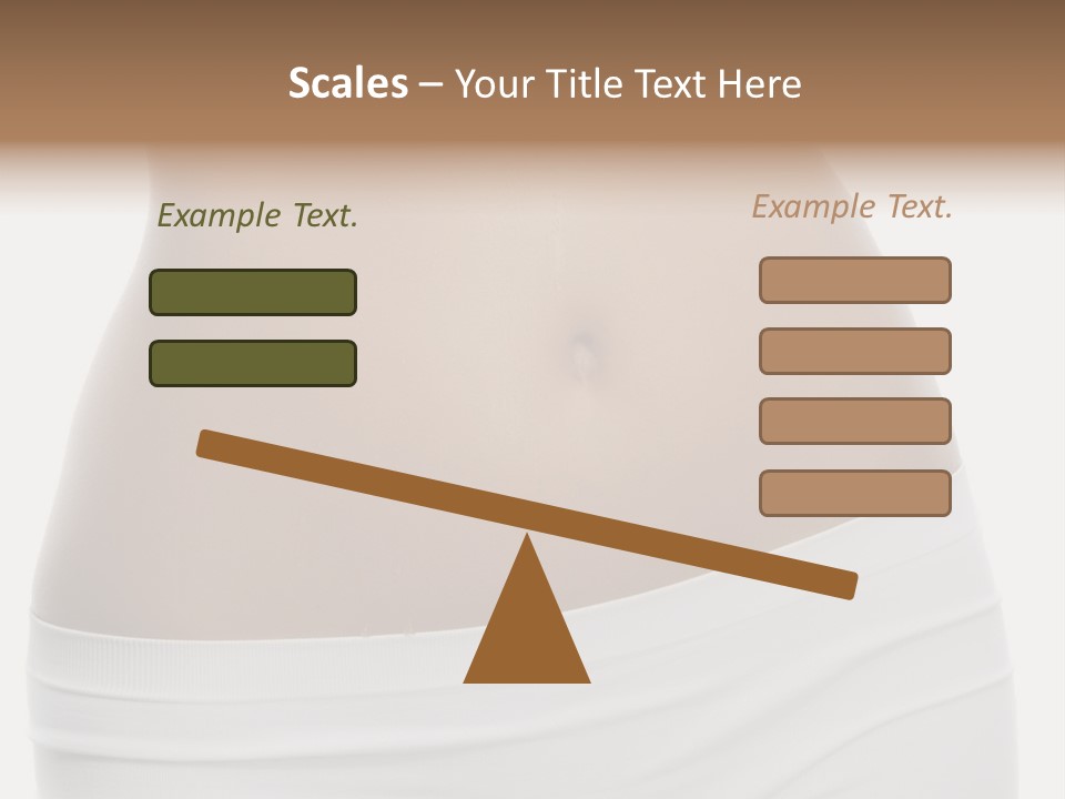 Perfect Cellulite Waist PowerPoint Template