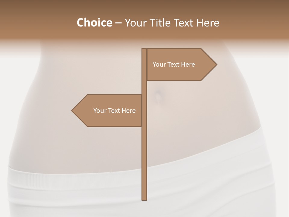 Perfect Cellulite Waist PowerPoint Template