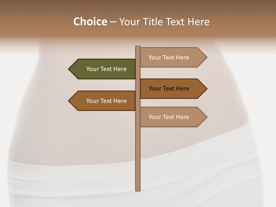 Perfect Cellulite Waist PowerPoint Template