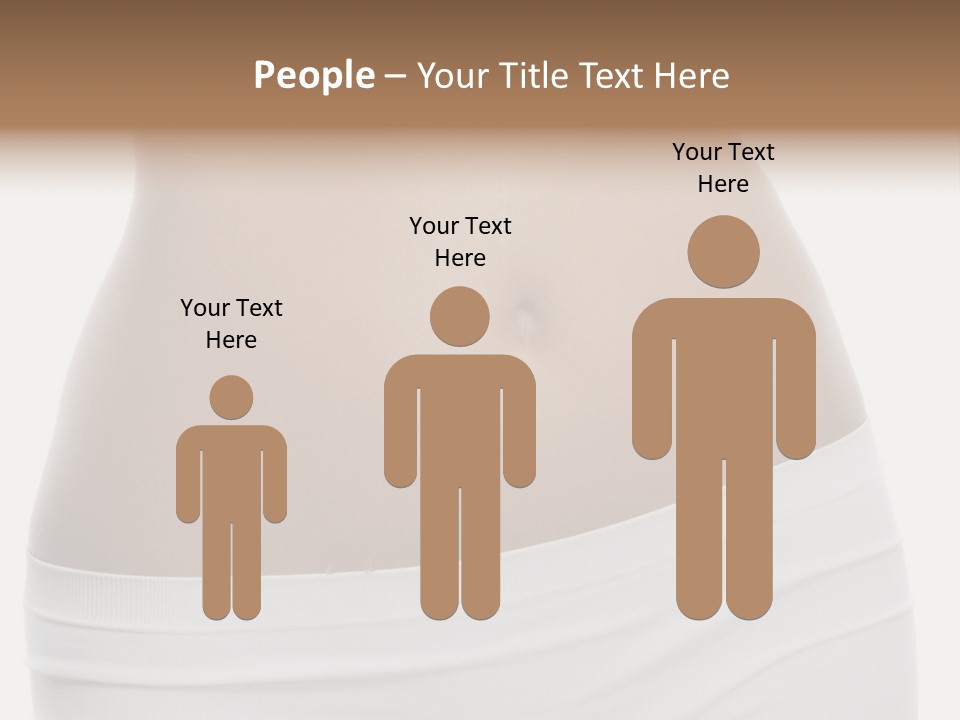 Perfect Cellulite Waist PowerPoint Template