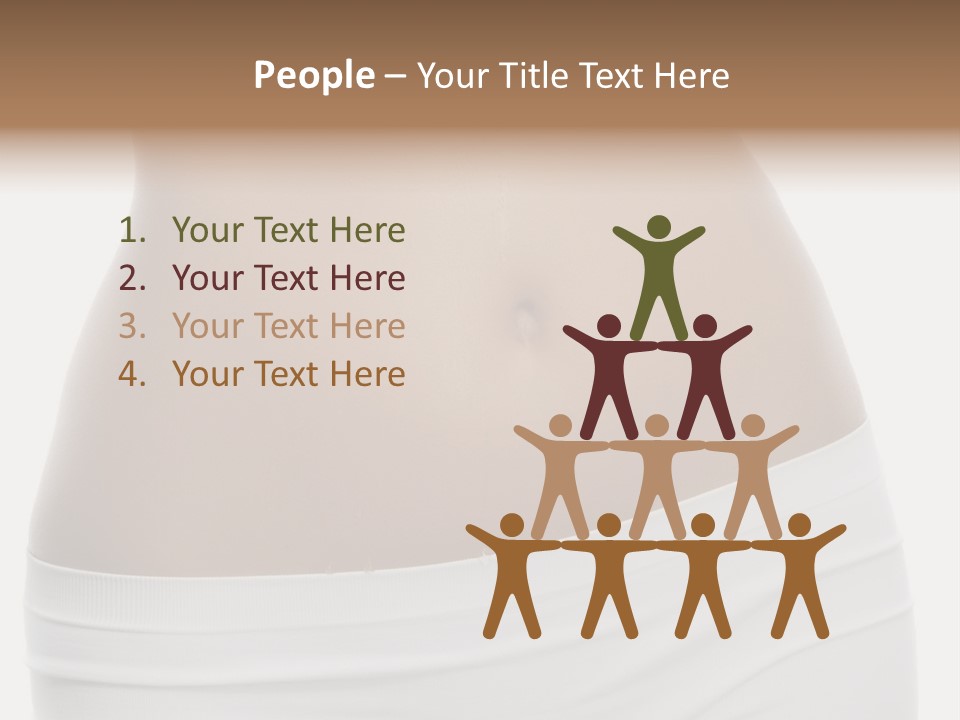 Perfect Cellulite Waist PowerPoint Template