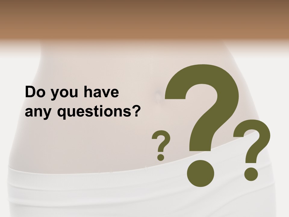 Perfect Cellulite Waist PowerPoint Template