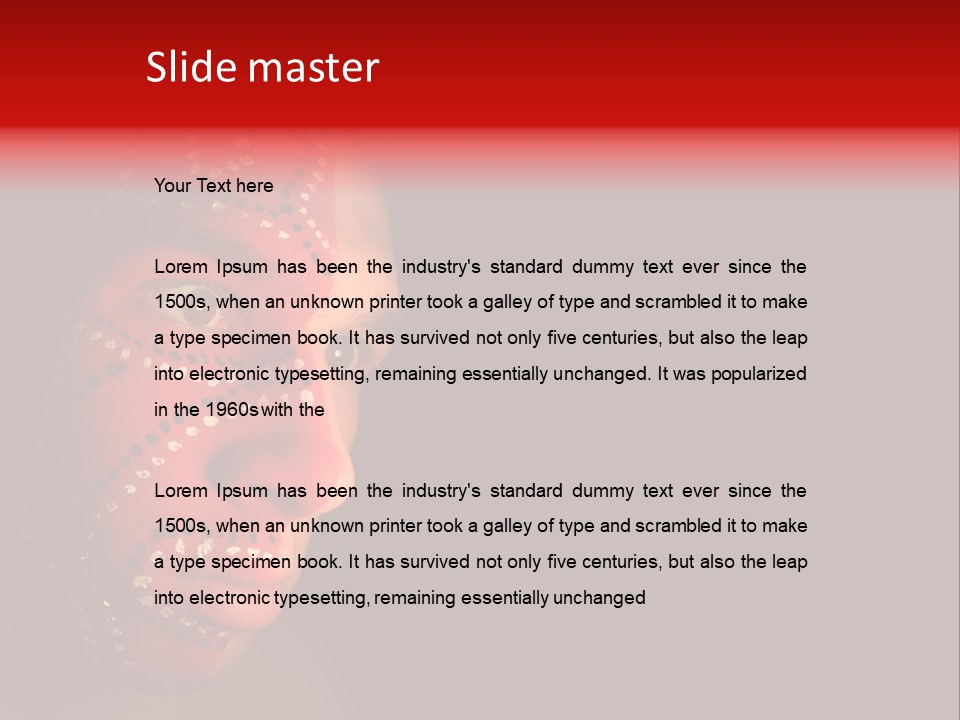 Beauty Hip Girl PowerPoint Template