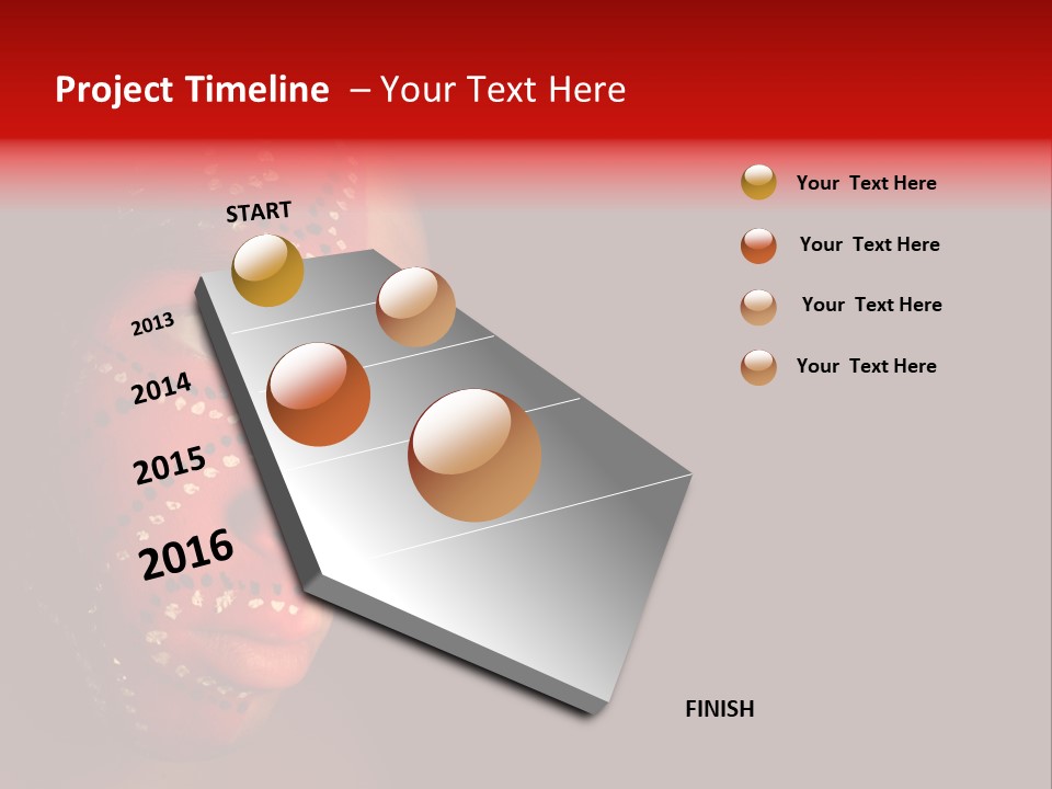 Beauty Hip Girl PowerPoint Template