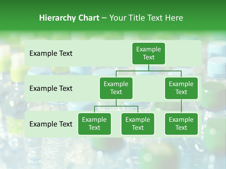 A Group Of Bottled Water Bottles Sitting On Top Of A Table PowerPoint Template