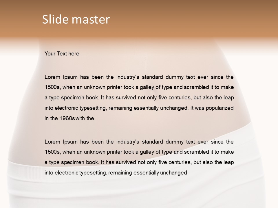 Fit Beauty Sport PowerPoint Template