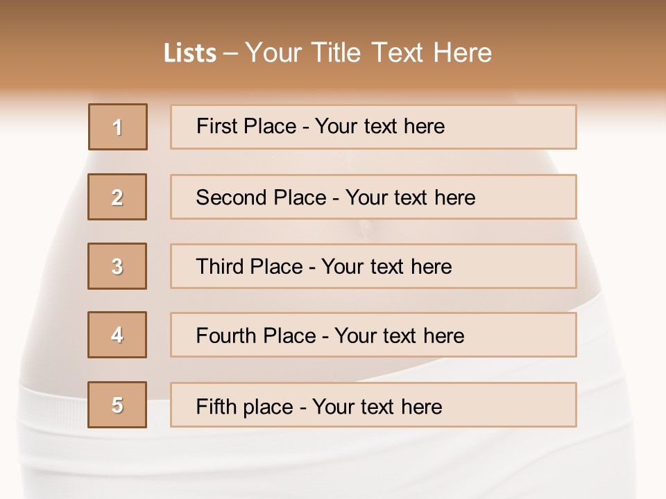 Fit Beauty Sport PowerPoint Template