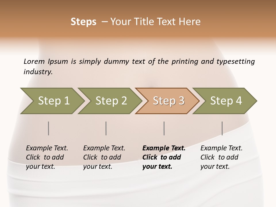 Fit Beauty Sport PowerPoint Template