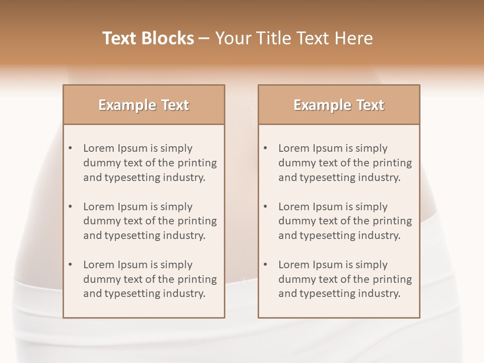 Fit Beauty Sport PowerPoint Template