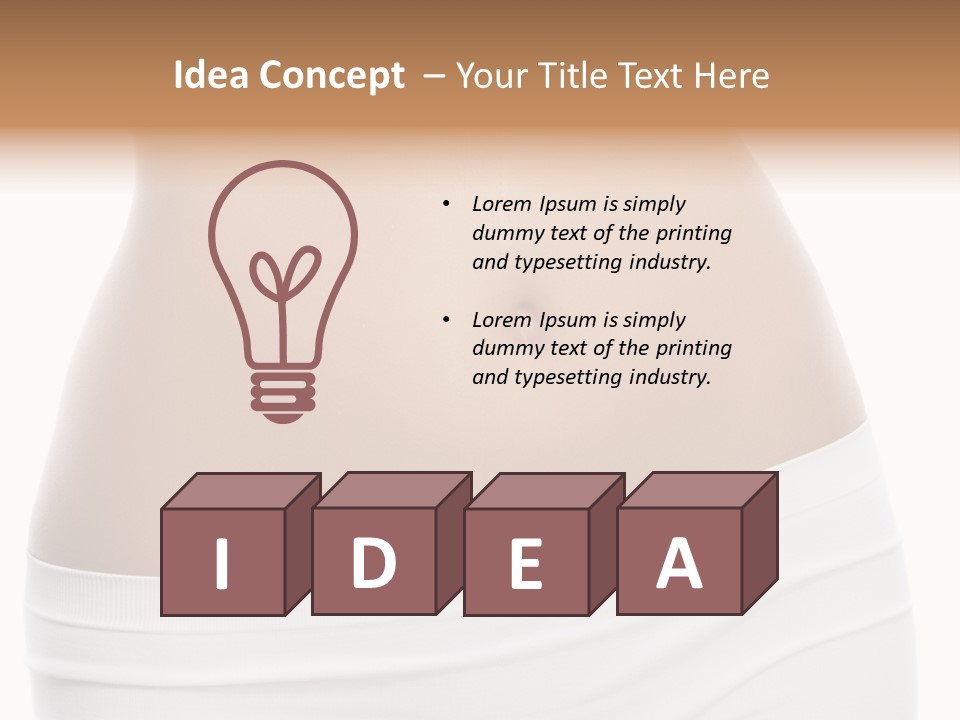 Fit Beauty Sport PowerPoint Template