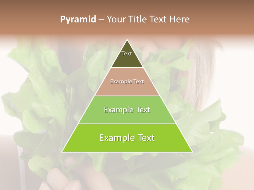 Beautiful Vegetable Cosmetics PowerPoint Template