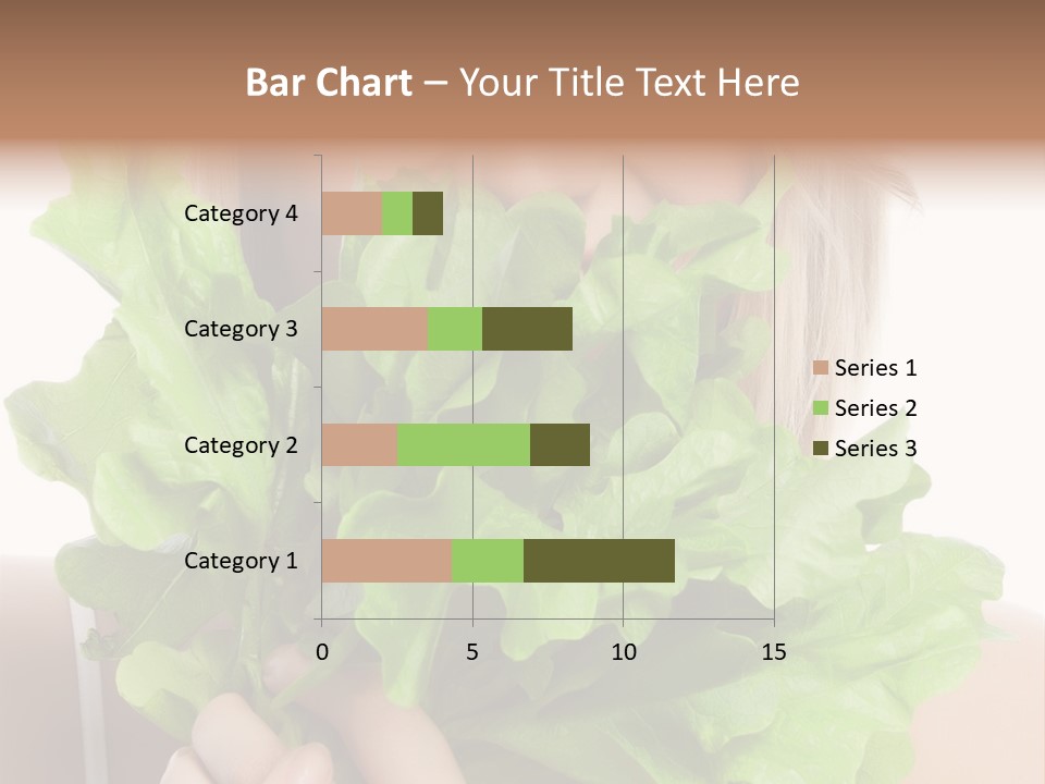 Beautiful Vegetable Cosmetics PowerPoint Template