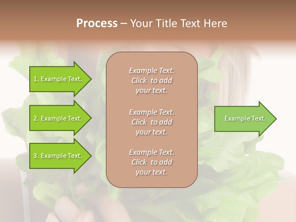 Beautiful Vegetable Cosmetics PowerPoint Template