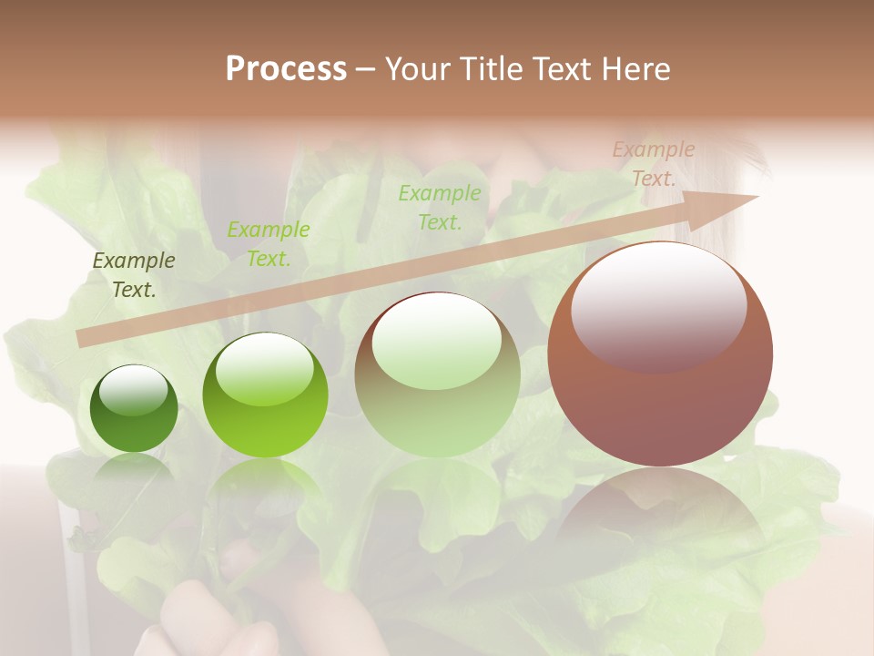 Beautiful Vegetable Cosmetics PowerPoint Template