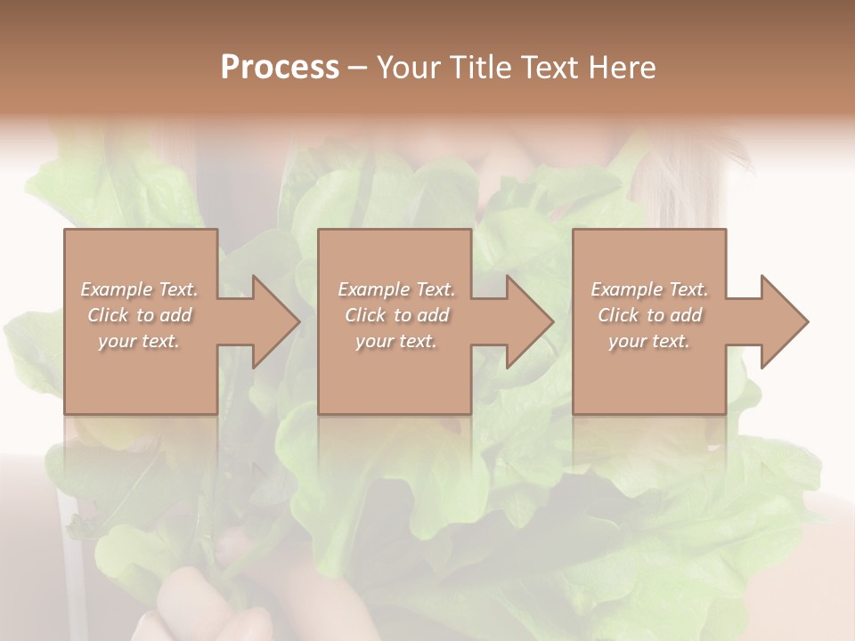 Beautiful Vegetable Cosmetics PowerPoint Template