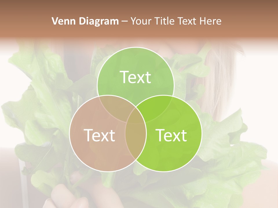 Beautiful Vegetable Cosmetics PowerPoint Template