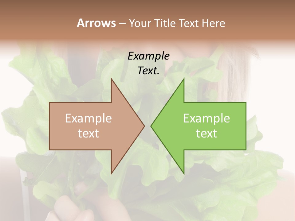 Beautiful Vegetable Cosmetics PowerPoint Template