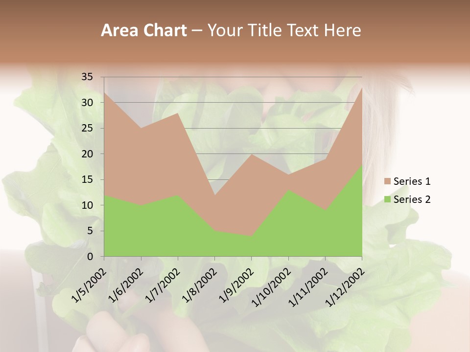 Beautiful Vegetable Cosmetics PowerPoint Template